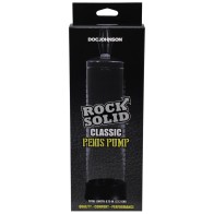 Rock Solid Classic Penis Pump Black Clear