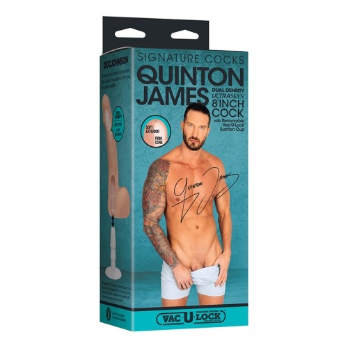 Signature Cocks Quinton James 8 inch Dildo with Cup