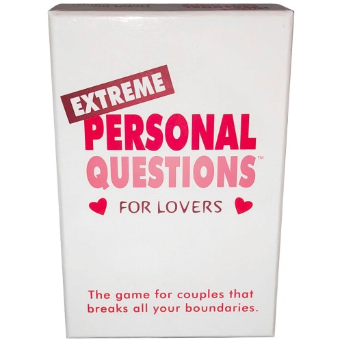 Extreme Personal Questions for Lovers Game | Fun Couples Activity