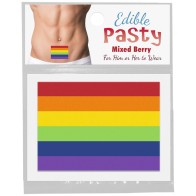 Pasty Comestible Bandera del Orgullo Mezcla de Bayas