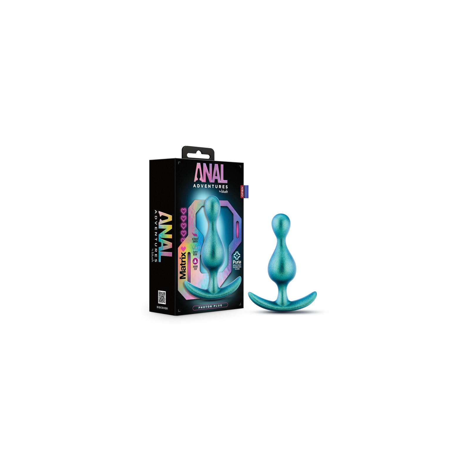 Anal Adventures Matrix Photon Plug Teal Neptuno