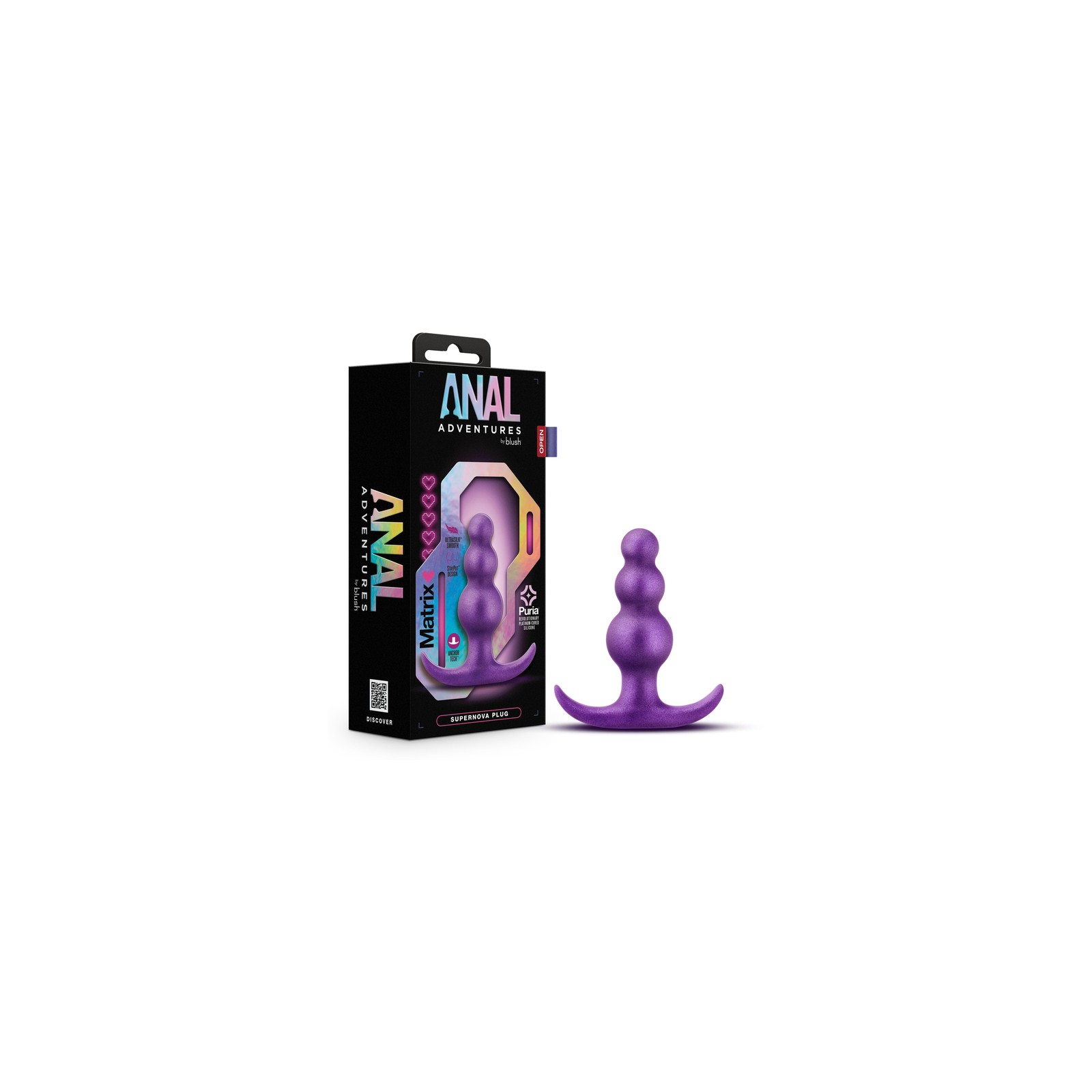 Anal Adventures Matrix Supernova Plug Galactic Purple