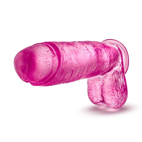 B Yours Plus Big n' Bulky Dildo de 10.5 in. con Bolas Rosa