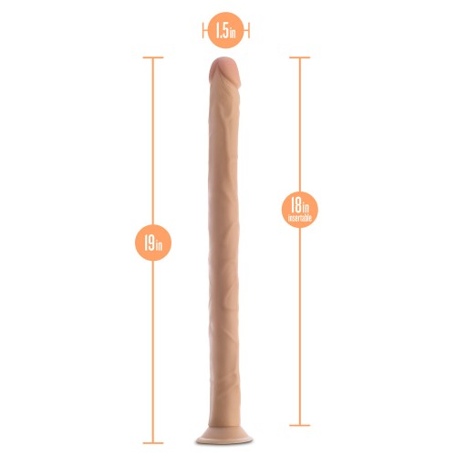 Dildo Beige Realista Dr. Skin de 19 in.