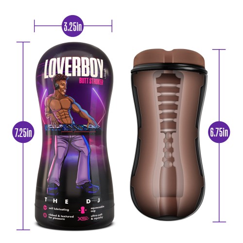 Loverboy The DJ Self-Lubricating Anal Stroker Brown