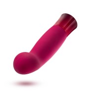 Oh My Gem Classy Rechargeable Warming Silicone G-Spot Vibrator Garnet