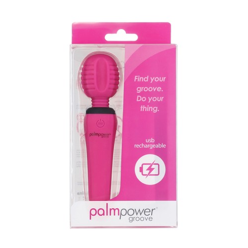 PalmPower Groove Mini Wand Massager Rechargeable