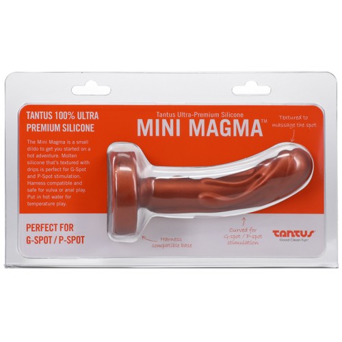 Dildo Fantasía Mini Magma Tantus Firme Cobre