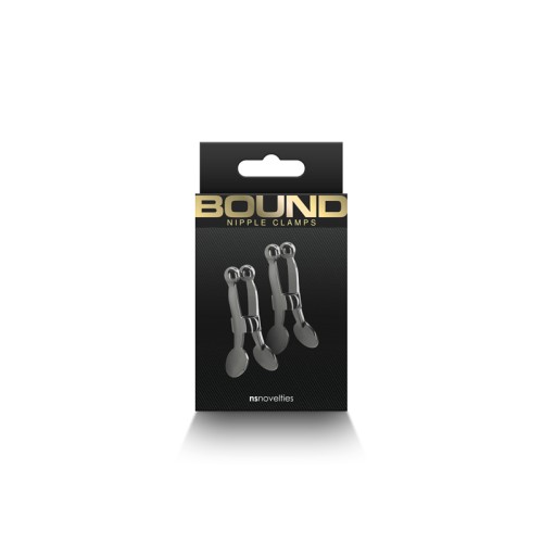 Bound Nipple Clamps with Silicone Tips for Enhanced Pleasure