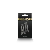 Bound Nipple Clamps with Silicone Tips for Enhanced Pleasure