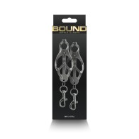 Bound Nipple Clamps C3 Gunmetal for Pleasure