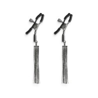 Bound Gunmetal Nipple Clamps for Enhanced Sensations