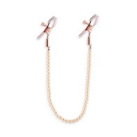 Bound Rose Gold Nipple Clamps - Stylish Stimulation