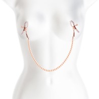 Bound Rose Gold Nipple Clamps - Stylish Stimulation