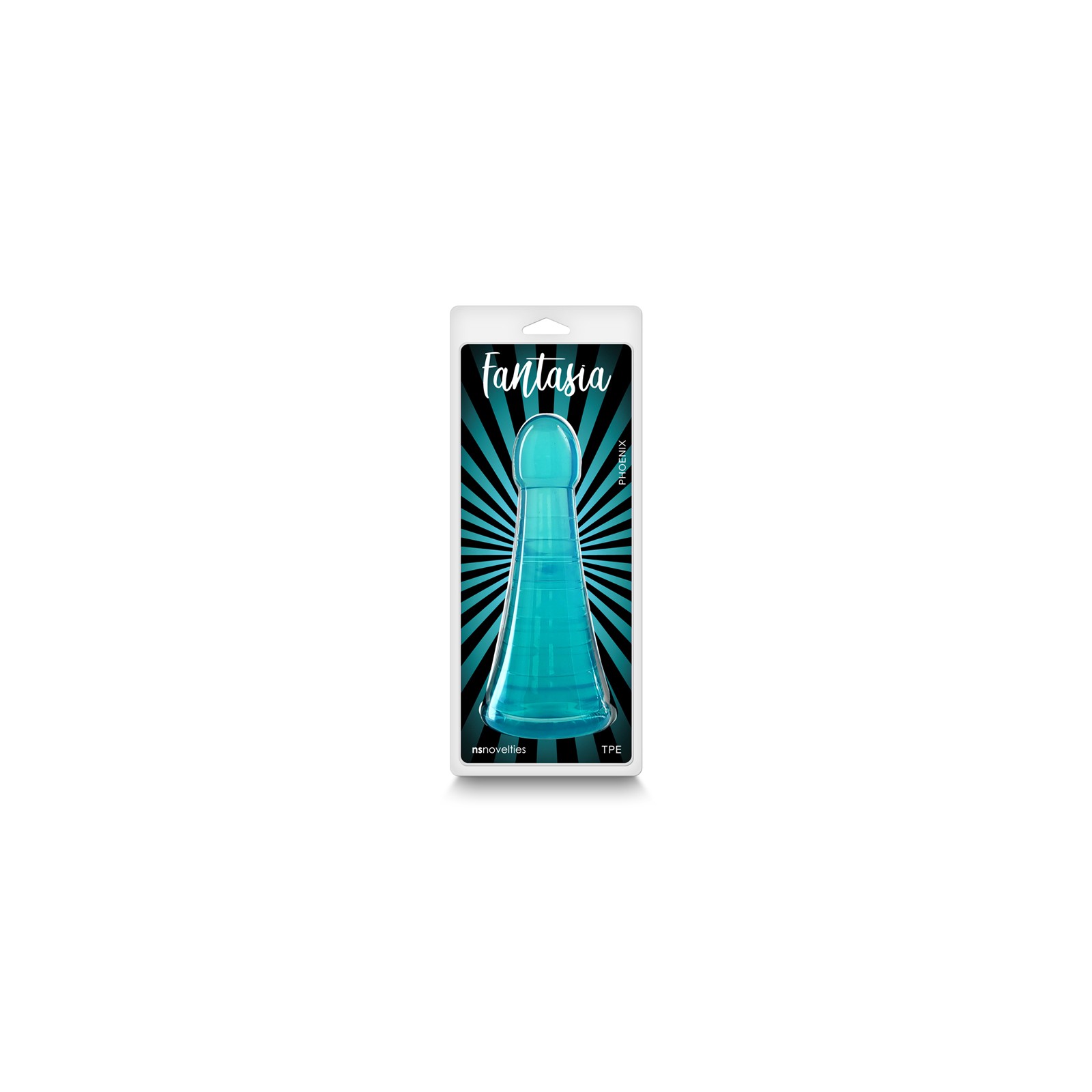 Fantasia Phoenix Dildo de Gel - Vibrante Teal