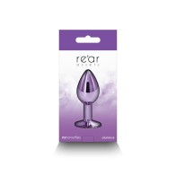 Rear Assets Metal Anal Plug - Small Purple