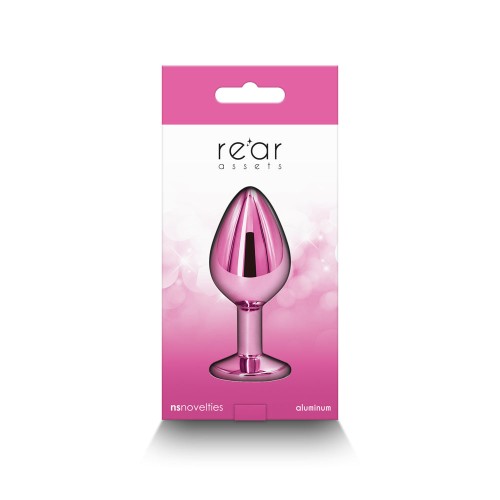 Rear Assets Medium Pink Anal Plug