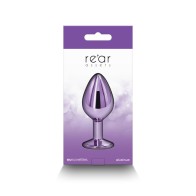 Medium Metal Anal Plug Purple