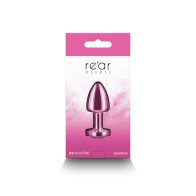 Plug Anal Petite de Metal Rosa - Placer Liviano