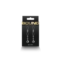 Bound Adjustable Nipple Clamps D1 Gunmetal