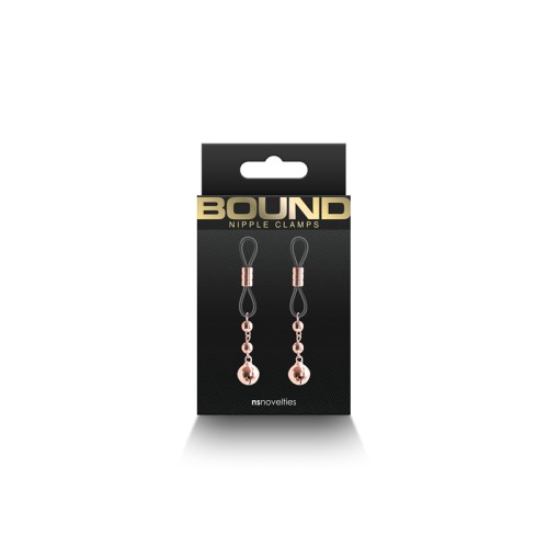 Bound Nipple Clamps Rose Gold