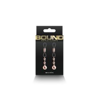 Bound Nipple Clamps Rose Gold