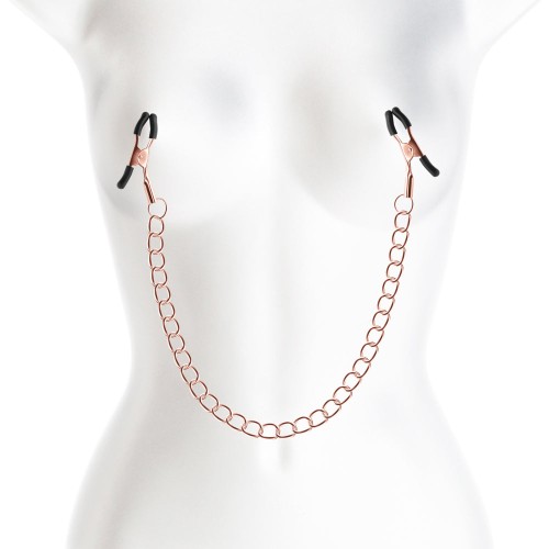 Bound Nipple Clamps with Silicone Tips - Sensational Pleasure