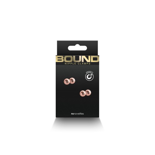 Bound Rose Gold Nipple Clamps