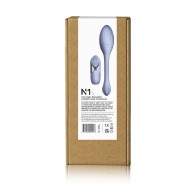 Masajeador Kegel de Silicona Recargable con Control Remoto NIYA 1 Cornflower