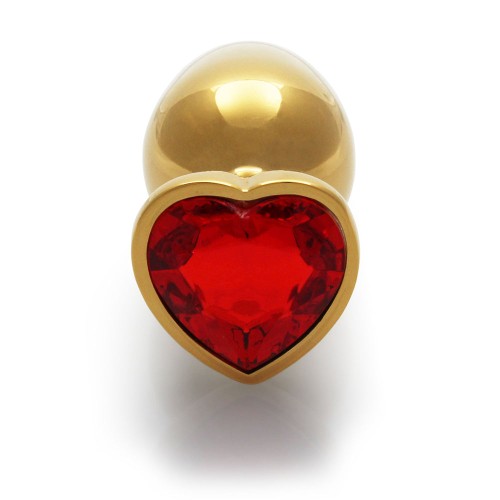 Ouch! Heart Gem Butt Plug Large