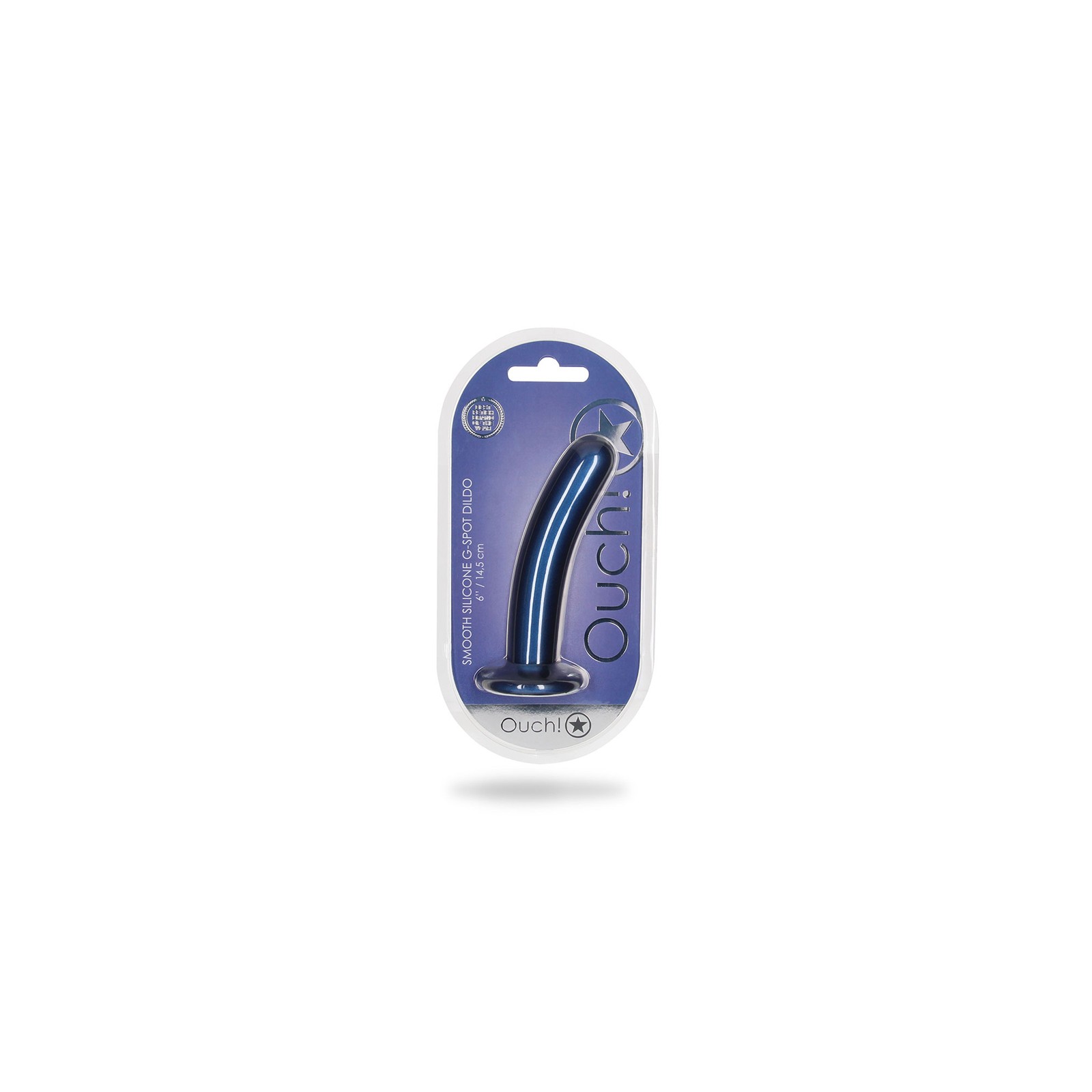 Dildo G-Spot de Silicona Ouch! Color Azul