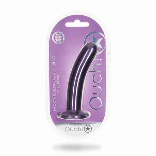 Dildo G-Spot de Silicona Ouch! Color Púrpura