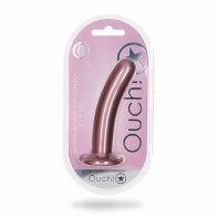 Dildo G-Spot de Silicona Suave Rosa Oro