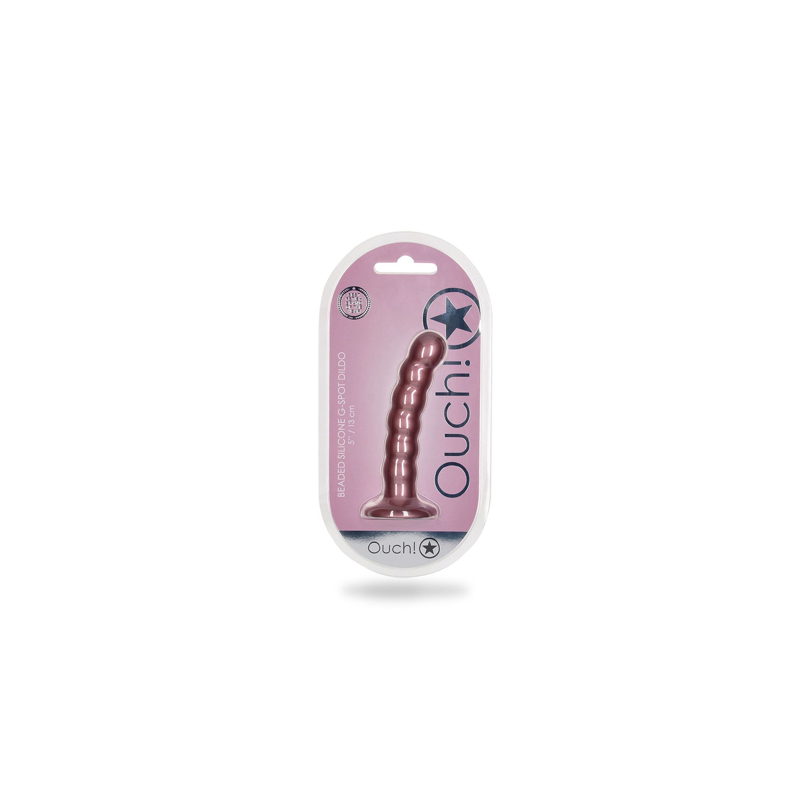 Ouch Beaded Silicone G-Spot Dildo