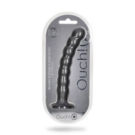 Ouch! Beaded Silicone G-Spot Dildo 8 Inch