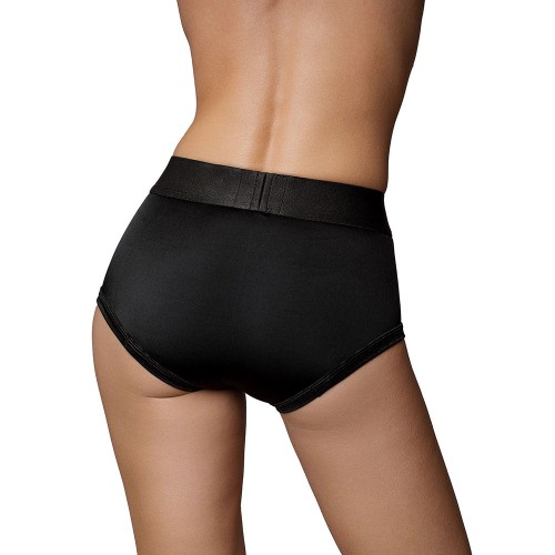 Vibrating Strap-on Brief - Comfort and Stimulation