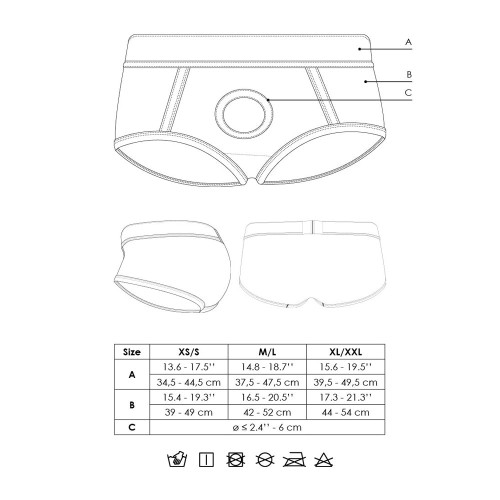 Vibrating Strap-on Brief - Comfort and Stimulation