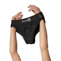 Ouch! Vibrating Strap-on Hipster Black M/L