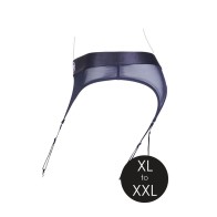 Ouch! Vibrating Strap-on Thong - Black XL/2XL