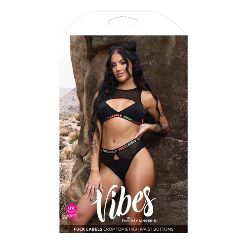 Top Keyhole Vibes Fuck Labels Fantasy Lingerie S/M