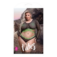 Vibes Reactive Fishnet Set for Bold Statements