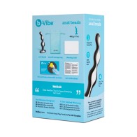 b-Vibe Perlas Anales de Acero Inoxidable