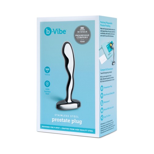 b-Vibe Stainless Steel Prostate Plug - Ultimate Pleasure