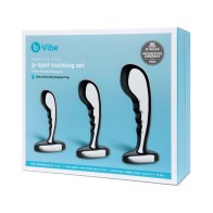 Set de Entrenamiento de Plug P-Spot de Acero Inoxidable b-Vibe