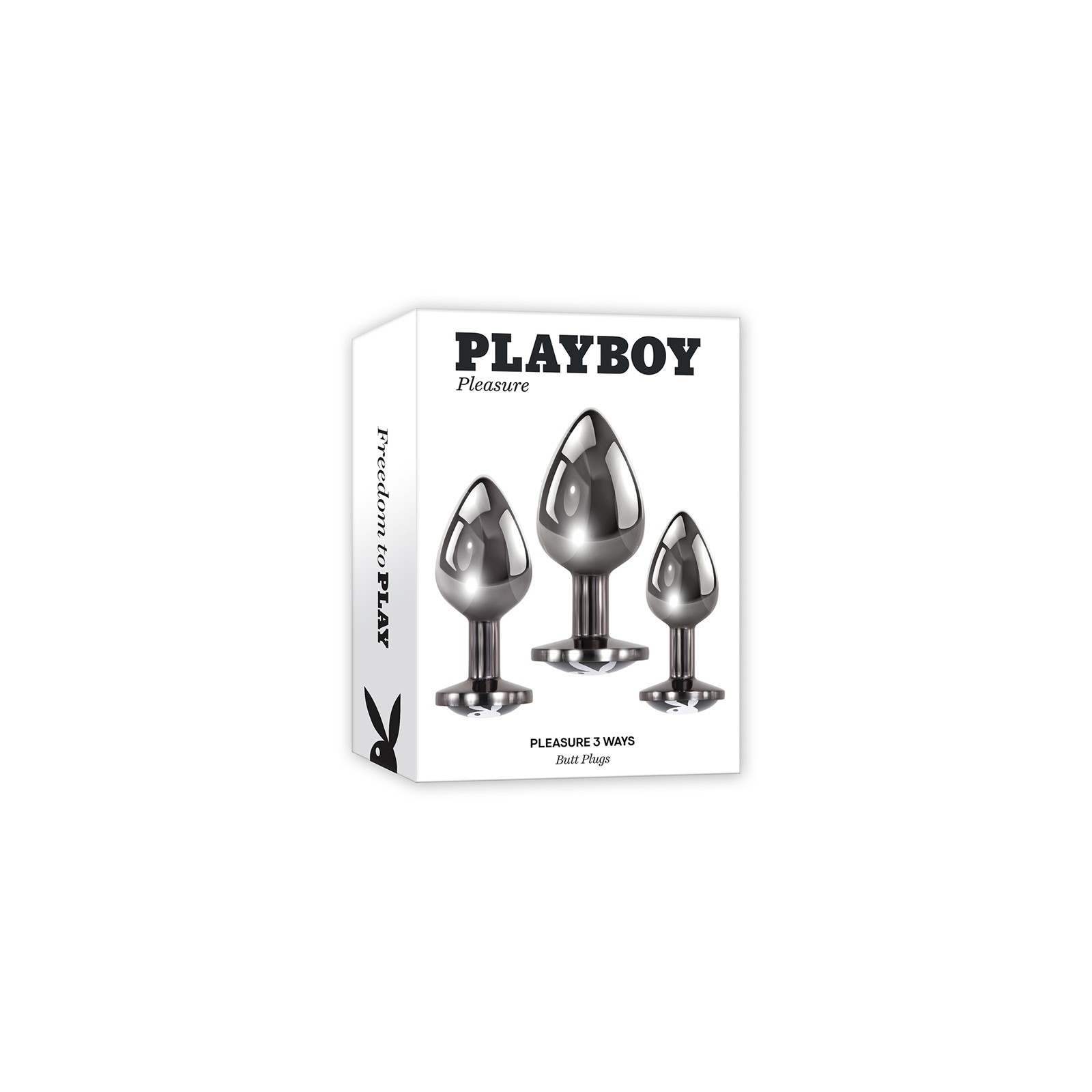 Playboy Pleasure 3 Ways Anal Plug Set