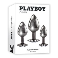 Playboy Pleasure 3 Ways Anal Plug Set