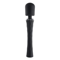 Playboy Royal Rechargeable Wand Vibrator Black