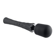 Playboy Royal Rechargeable Wand Vibrator Black