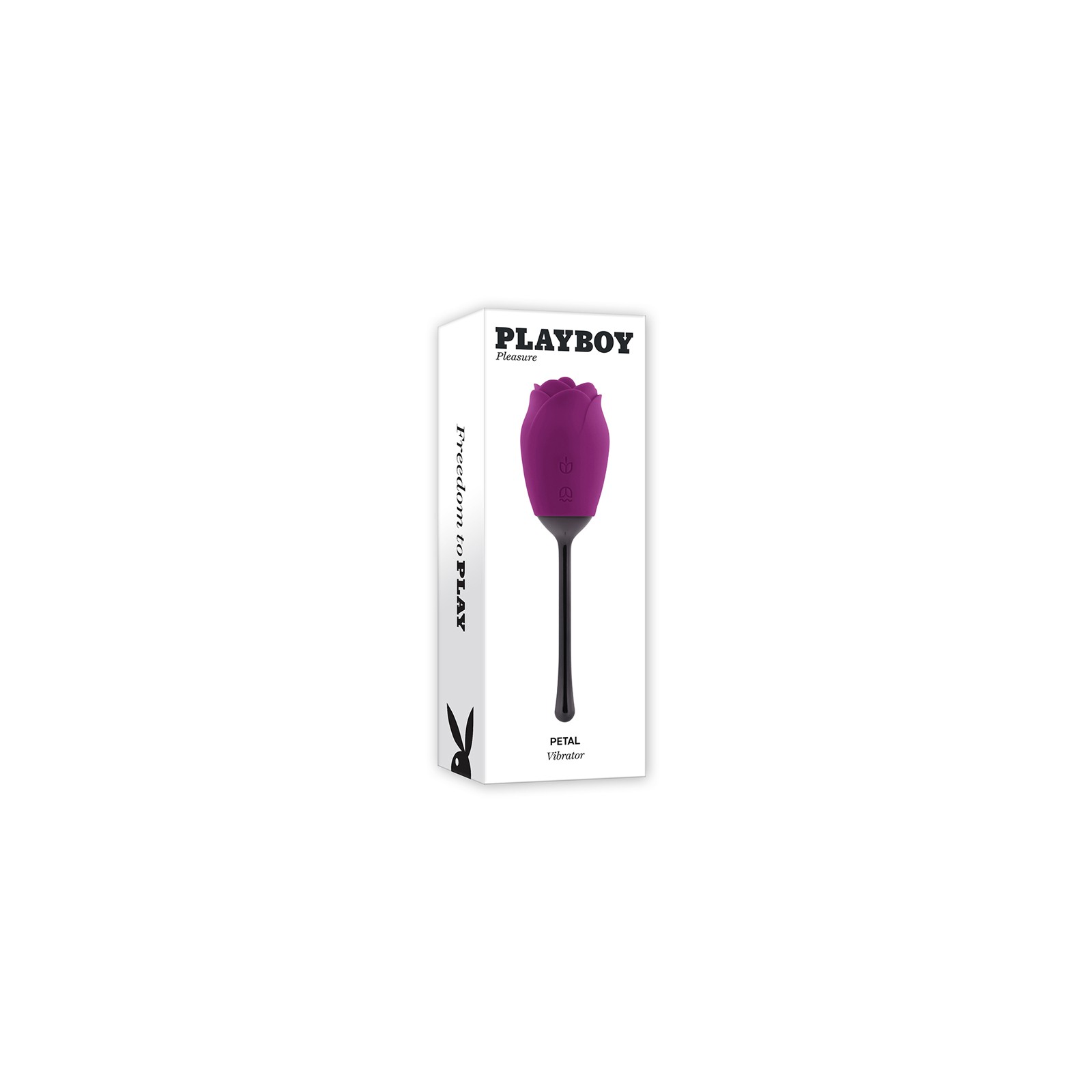 Vibrador Recargable Playboy Petal con Función de Lengua Vibrante