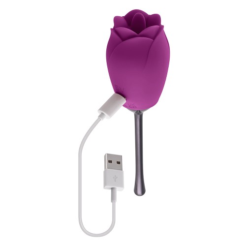 Playboy Petal Rechargeable Vibrator with Tongue Flicking Feature